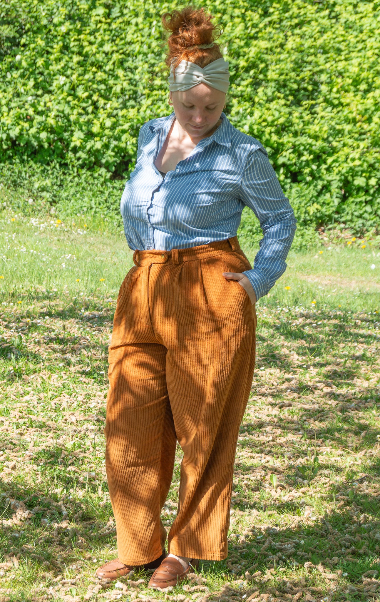 Pantalon "Douceur caramel"