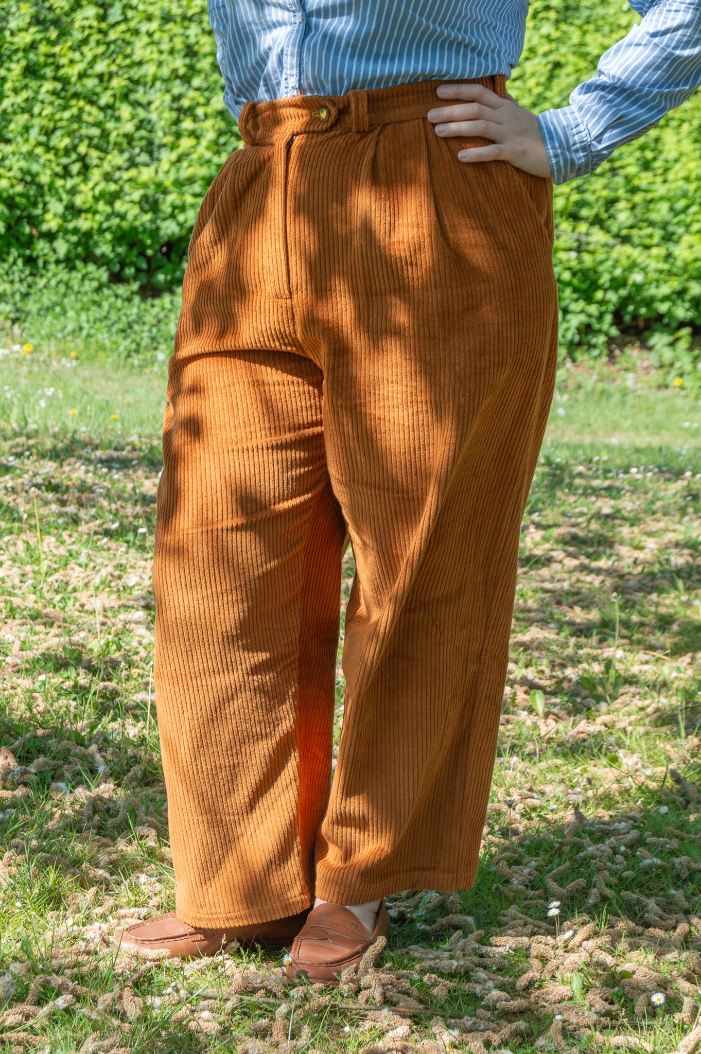 Pantalon "Douceur caramel"