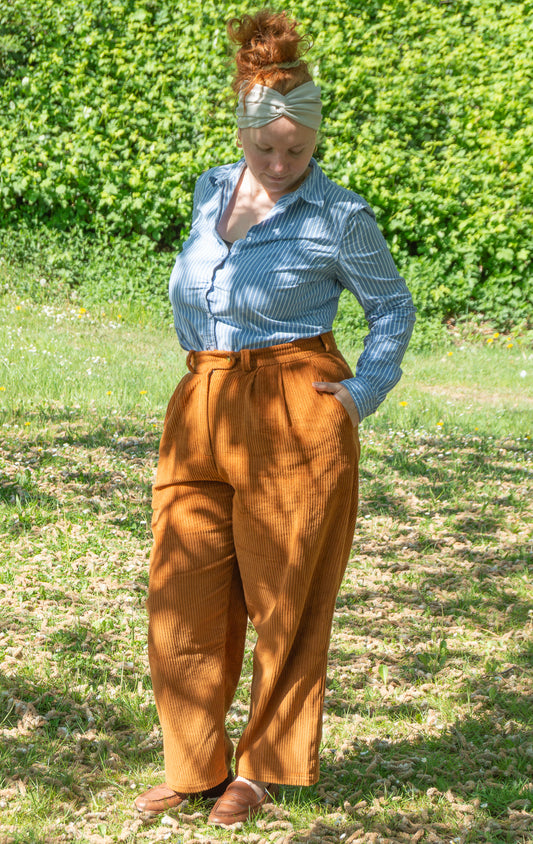 Pantalon "Douceur caramel"