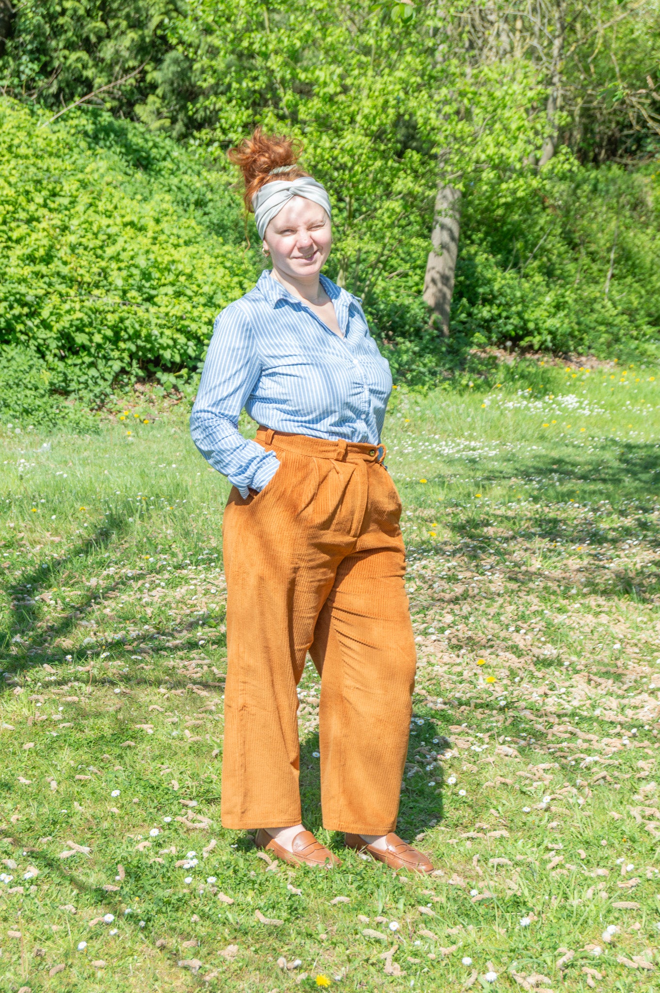 Pantalon "Douceur caramel"